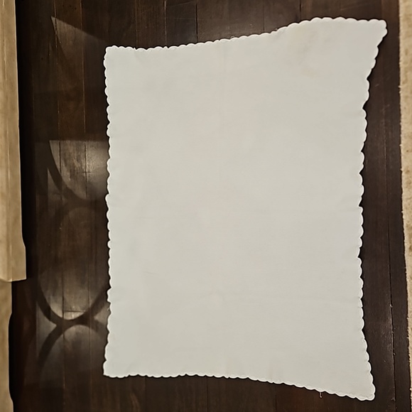 BABY BOY JACADI KNIT LIGHT BLUE SCALLOPED BLANKET $109 - Picture 2 of 5